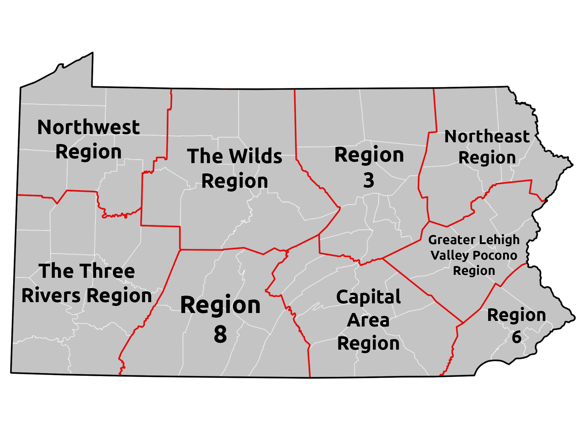 Pennsylvania State Map