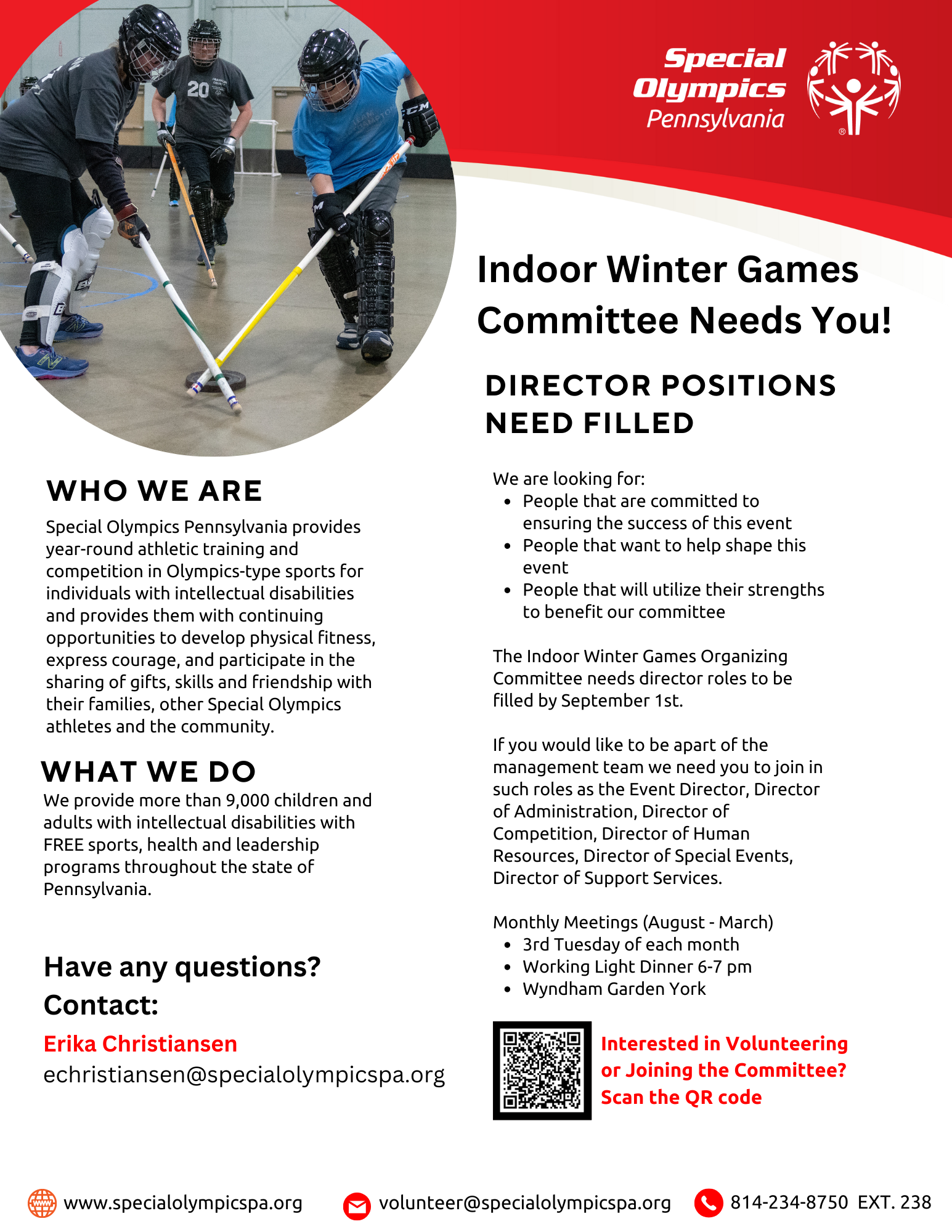 Indoor Winter Games Special Olympics Pennsylvania